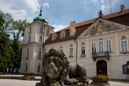 Nieborow palace and gardensの写真素材