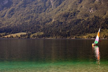 Julian Alps in the Slovenian Mountainsの写真素材