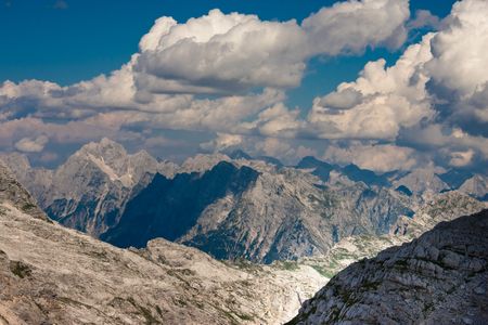 Julian Alps in the Slovenian Mountainsの写真素材