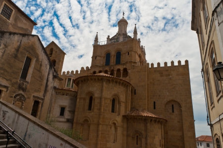 Coimbra Old town in Portugalの写真素材