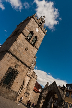 guimaraes old townの写真素材