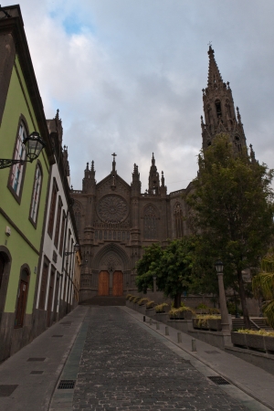 Arucas Old Town on Gran Canariaの写真素材