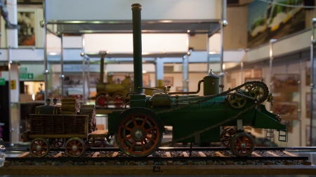 Train in a museumの写真素材