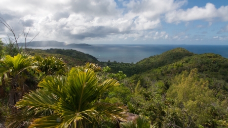 View over Coco de Marの写真素材