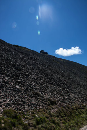 Sniezka Summit in Karkonoszone Mountainsin Poland