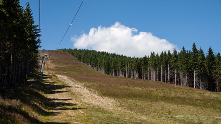 Karkonosze Mountain Views and Trekking in Polandの写真素材