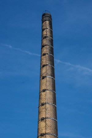 Factory chimneyの写真素材