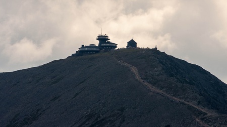 Karkonosze Mountain Views and Trekking in Polandの写真素材