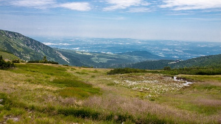 Karkonosze Mountain Views and Trekking in Polandの写真素材