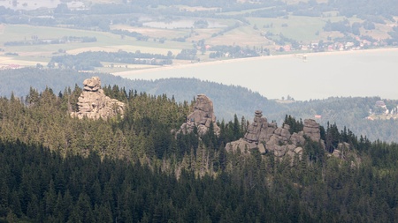 Karkonosze Mountain Views and Trekking in Polandの写真素材