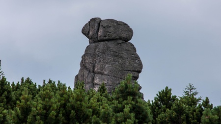 Karkonosze Mountain Views and Trekking in Polandの写真素材