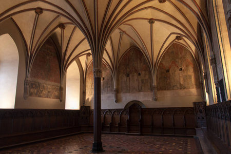 Malbork Castle in Poland in the summerのeditorial素材