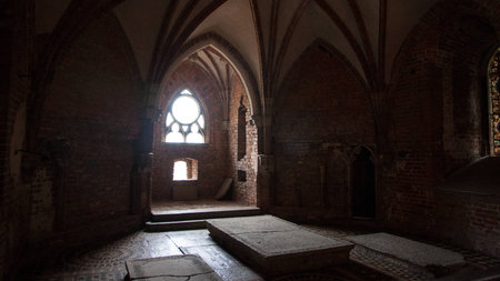 Malbork Castle in Poland in the summerのeditorial素材