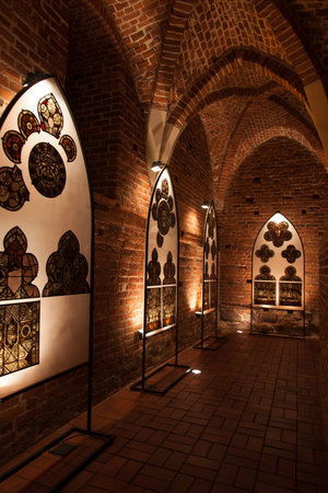 Malbork Castle in Poland in the summerのeditorial素材