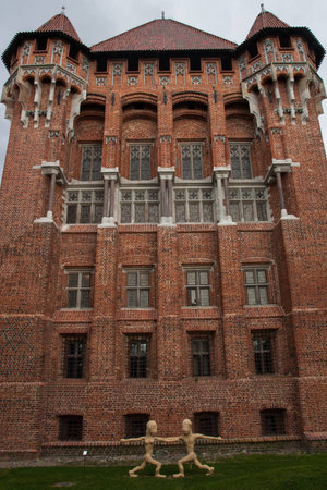Malbork Castle in Poland in the summerのeditorial素材