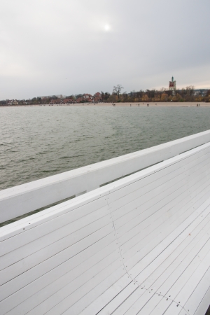 Sopot attractions in Pomerania in Polandの写真素材