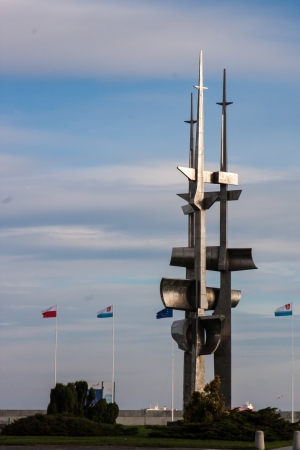 Gdansk City Attractions Monumentのeditorial素材