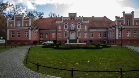 Wejherowo old town in Poland in Pomerania regionの写真素材