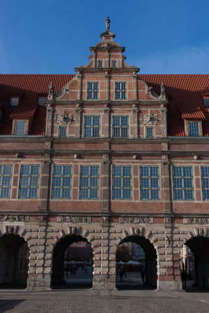 Gdansk Old Town in Poland on a sunny day