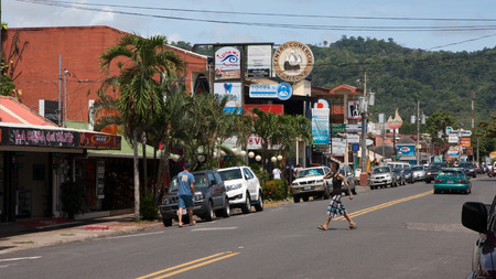 Jaco town in Costa Ricaのeditorial素材