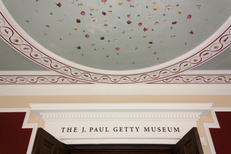 Pacific Palisades PACIFIC PALISADES, CA/USA - DECEMBER 19 4:Founded by noted oilman J. Paul Getty, the Getty Villa is a famed educational center and museum dedicated to the arts and cultures of ancient Greece, Rome, and Etruria. December 19, 2010.のeditorial素材