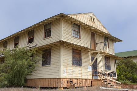 Dilapidated and Abandoned Fort Ord Military Baseのeditorial素材