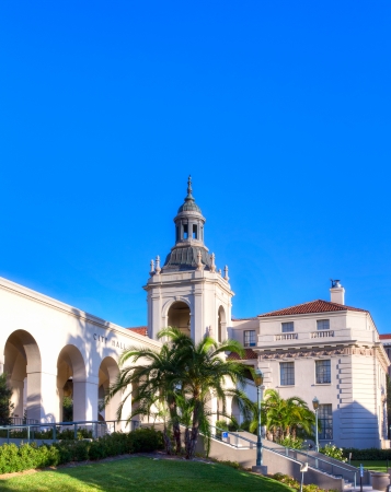 PASADENA, CA /USA - OCTOBER 1: Pasadena City Hall is central location for city government in the City of Pasadena, California and features early Renaissance architectural influences.  October 1, 2013.のeditorial素材