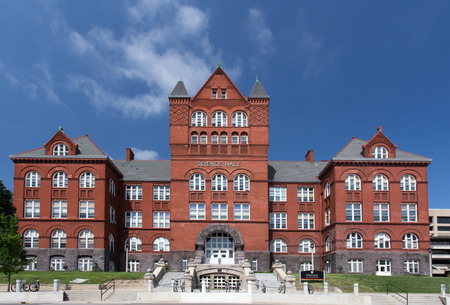 MADISON, WI/USA - JUNE 26, 2014: Science Hall on the campus of the University of Wisconsin-Madison. The University of Wisconsin is a Big Ten University in the United States.のeditorial素材