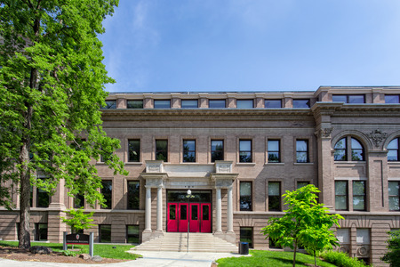 MADISON, WI/USA - JUNE 26, 2014: Eduction Building on the campus of the University of Wisconsin-Madison. The University of Wisconsin is a Big Ten University in the United States.のeditorial素材