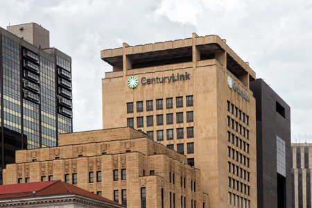 ST PAUL, MN/USA - JUNE 28, 2014: CenturyLink bauilding exterior. CenturyLink  is the third-largest telecommunications company in the United States.のeditorial素材