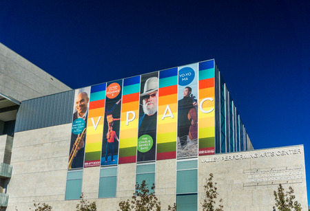 NORTHRIDGE, CA/USA - DECEMBER 23, 2014: Valley Performing Arts Center on the campus of the  California State University, Northridge.のeditorial素材