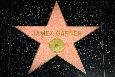 Hollywood Walk of Fame is made up of brass stars embedded in the sidewalks on Hollywood Blvd.