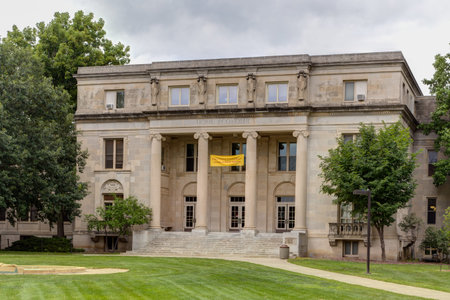 AUGUST 6, 2015: College of Human Sciences on the campus of Iowa State Universityのeditorial素材