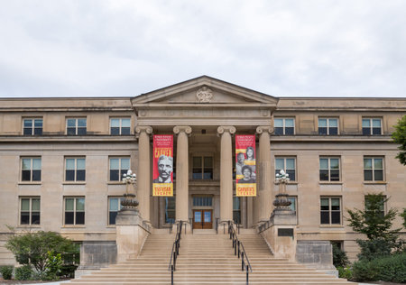 AUGUST 6, 2015: Curtiss Hall on the campus of  Iowa State University.のeditorial素材