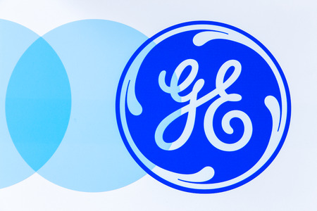SIMI VALLEY, CA/USA - JANUARY 23, 2016: General Electric logo. General Electric is an American multinational conglomerate corporation.のeditorial素材