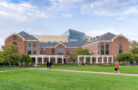 LINCOLN, NE/USA - OCTOBER 2, 2016:  The Esther L. Kauffman Academic Residential Center on the campus of the University of Nebraska.のeditorial素材