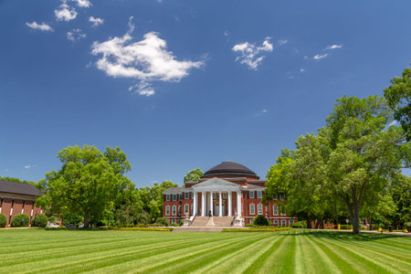 LOUISVILLE, KY/USA JUNE 3, 2018: Grawemeyer Hall on the campus of the University of Louisville.