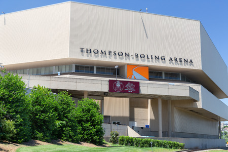 KNOXVILLE, TN/USA JUNE 4, 2018: Thompson-Boiling Arena on the campus of the University of Tennessee.のeditorial素材