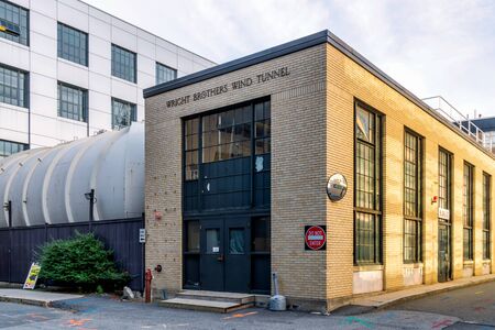 CAMBRIDGE, MA/USA - SEPTEMBER 29, 2019: Wright Brothers Wind Tunnel on the campus of the Massachusetts Institute of Technology.のeditorial素材