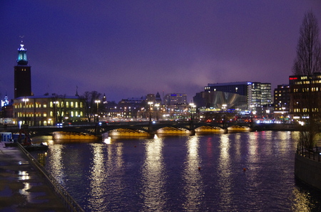 Stockholm in winterのeditorial素材