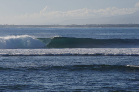 Surfing at Ujung Bocur