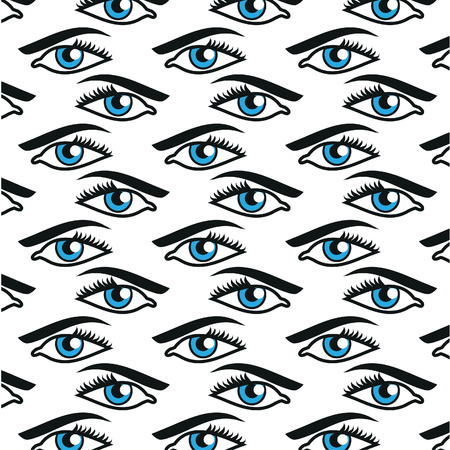 background with eyes, eye patternの写真素材