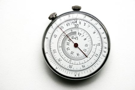 Unique retro round slide rule one partyの写真素材