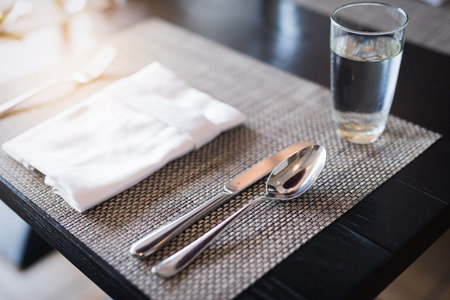 Served round table in restaurant