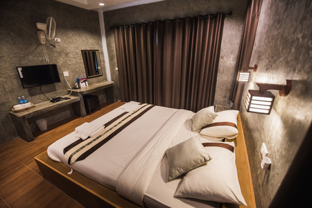 Vintage hotel room Interiorのeditorial素材