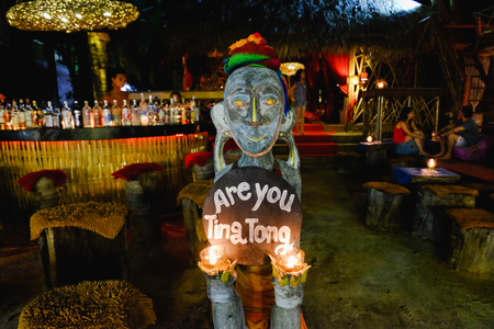 2016 OCTOBER 18, night market at lipe island at Satun in Thailandのeditorial素材