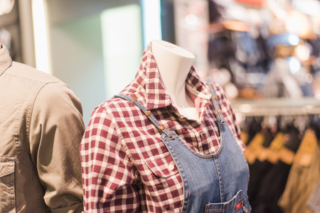 shirt in shopの写真素材