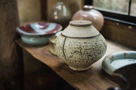 clay pottery ceramicsの写真素材
