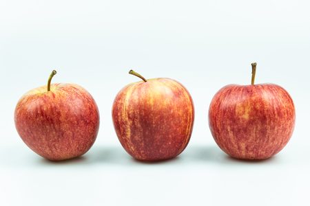 apple isolated on white backgroundの写真素材