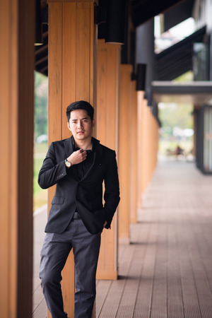 portrait of business man, asia business styleの写真素材